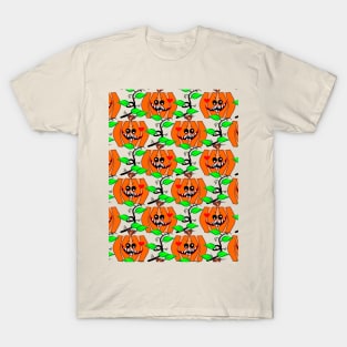 Pumpkin Party Pattern T-Shirt